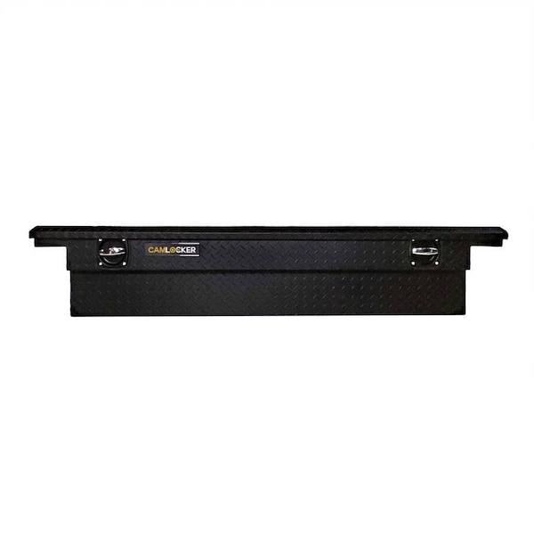 71 in Slimline Low Profile Crossover Truck Tool Box, Matte Black